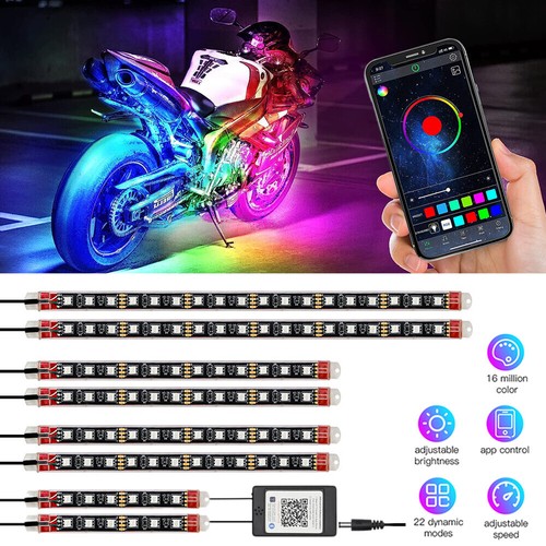 Motorrad led rgb streifen - motorrad,