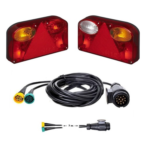Rückleuchten set anhänger - rückleuchten, 13