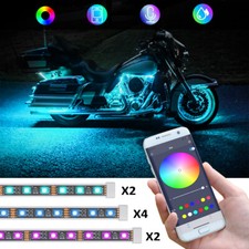 12x RGB Motorrad LED