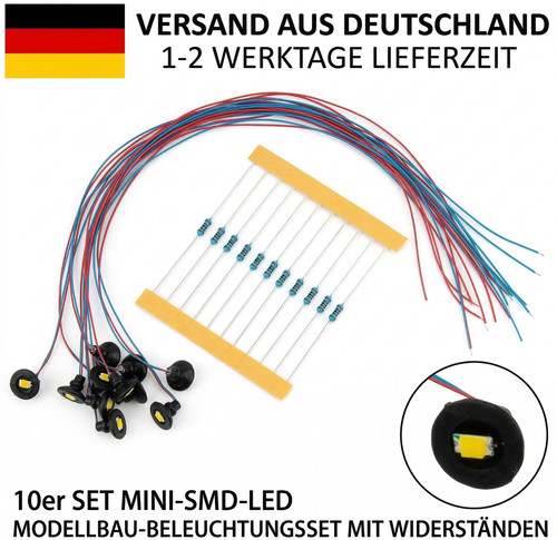 10x spur led wandlampe - oo,