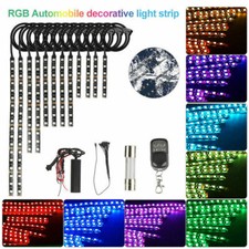 12x Motorrad LED RGB Streifen
