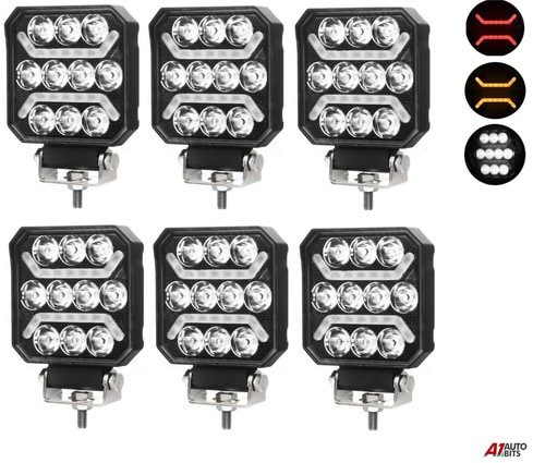 Led arbeit hellrot gelb - 4,