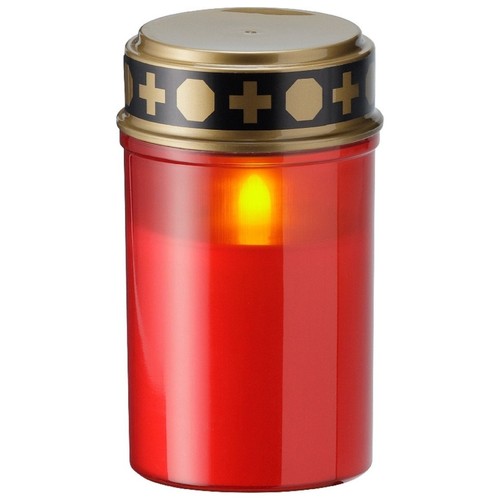 24x led grablichter rot - led,