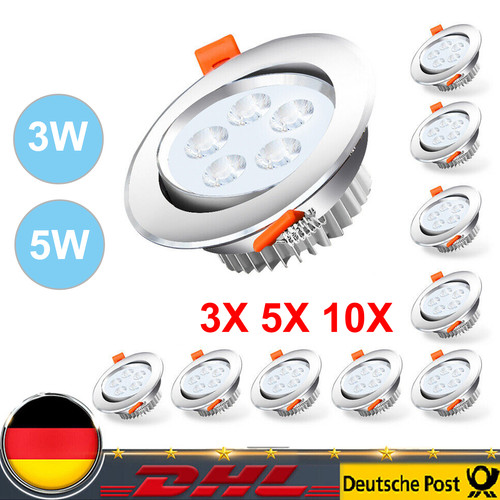 Led einbauleuchte 20x 5w - 5-20x,