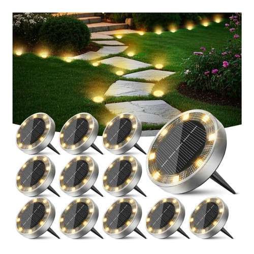 Solarleuchten stück led - solarleuchten, 12